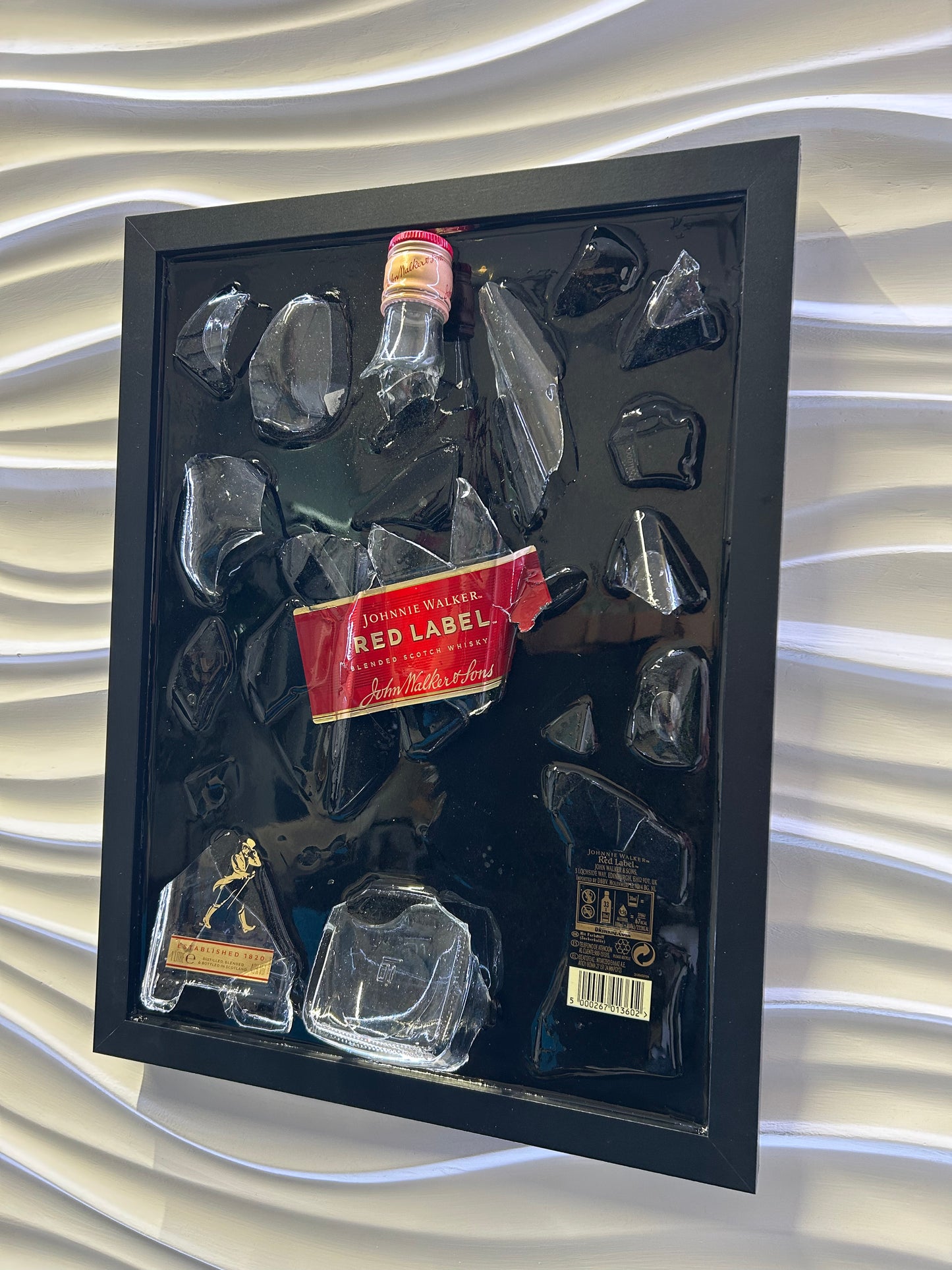 Red Label Bottle Art