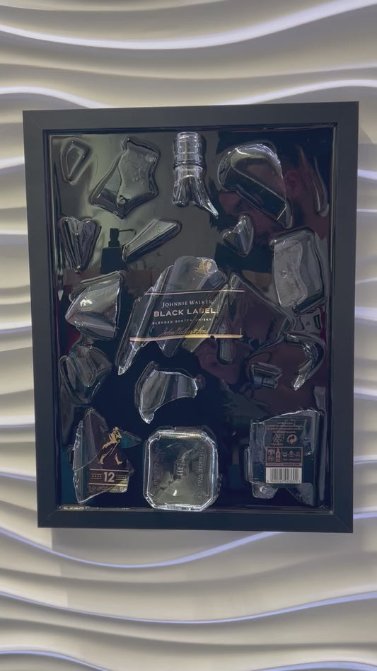 Black Label Bottle Art